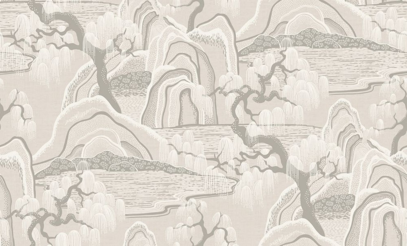 Indigo Garden Mural - 9591W wallpaper Boråstapeter