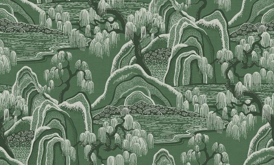 Indigo Garden Mural - 9592W wallpaper Boråstapeter