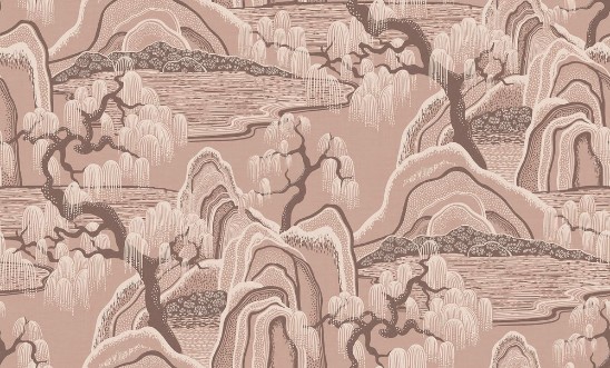 Indigo Garden Mural - 9593W wallpaper Boråstapeter