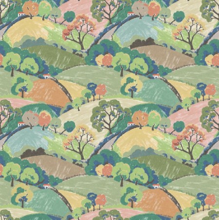 Hills and Trees - 9622W wallpaper Boråstapeter