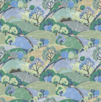 Hills and Trees - 9623W wallpaper Boråstapeter