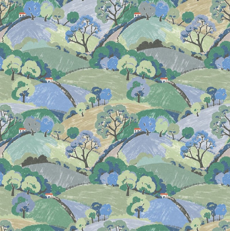 Hills and Trees - 9623W wallpaper Boråstapeter