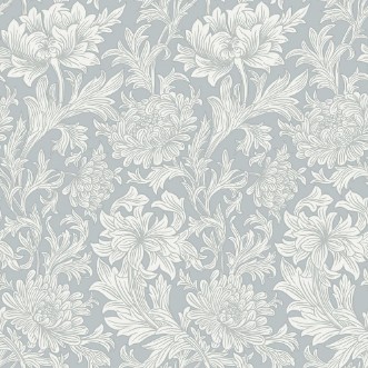 Chrysanthemum Toile Mineral Blue - 217561 wallpaper William Morris