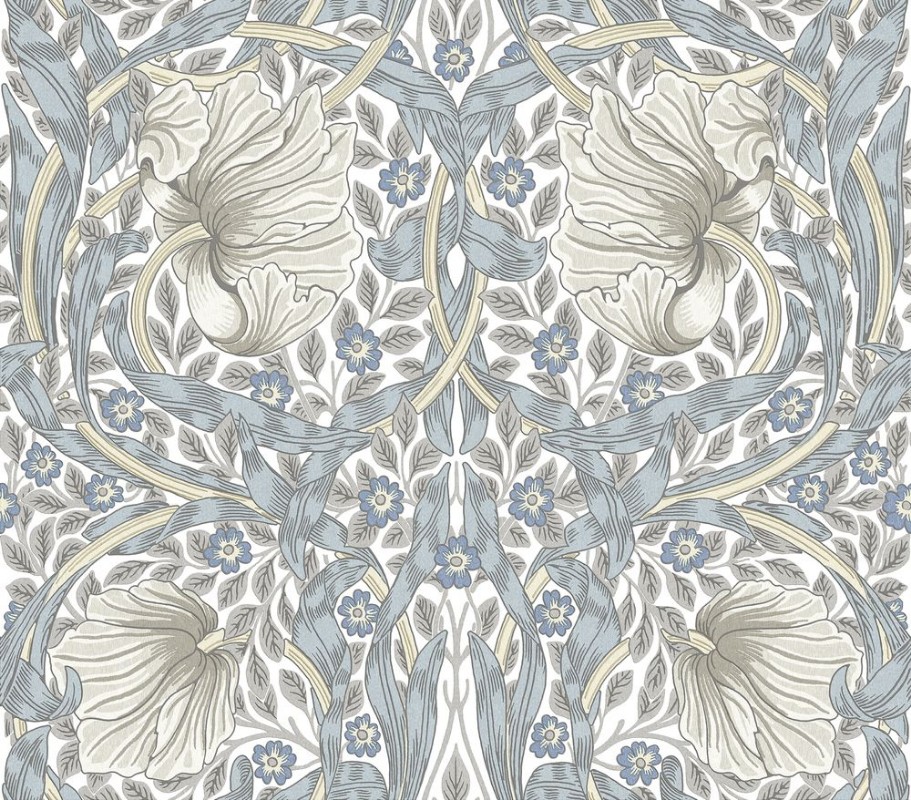 Pimpernel Blue/Stone - 217537 wallpaper 