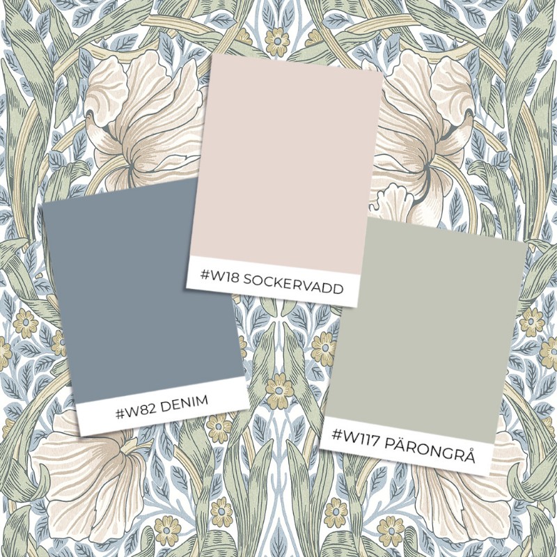 Pimpernel Wedgwood/Nettle - 217538 wallpaper William Morris