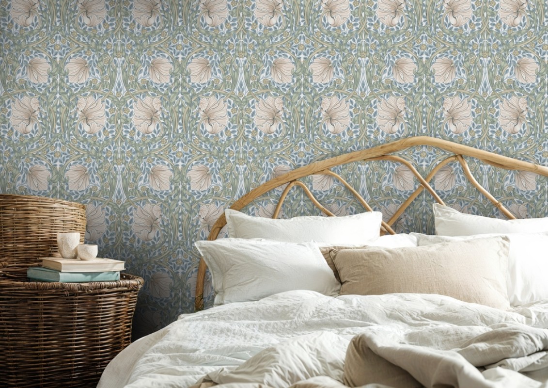 Pimpernel Wedgwood/Nettle - 217538 wallpaper William Morris