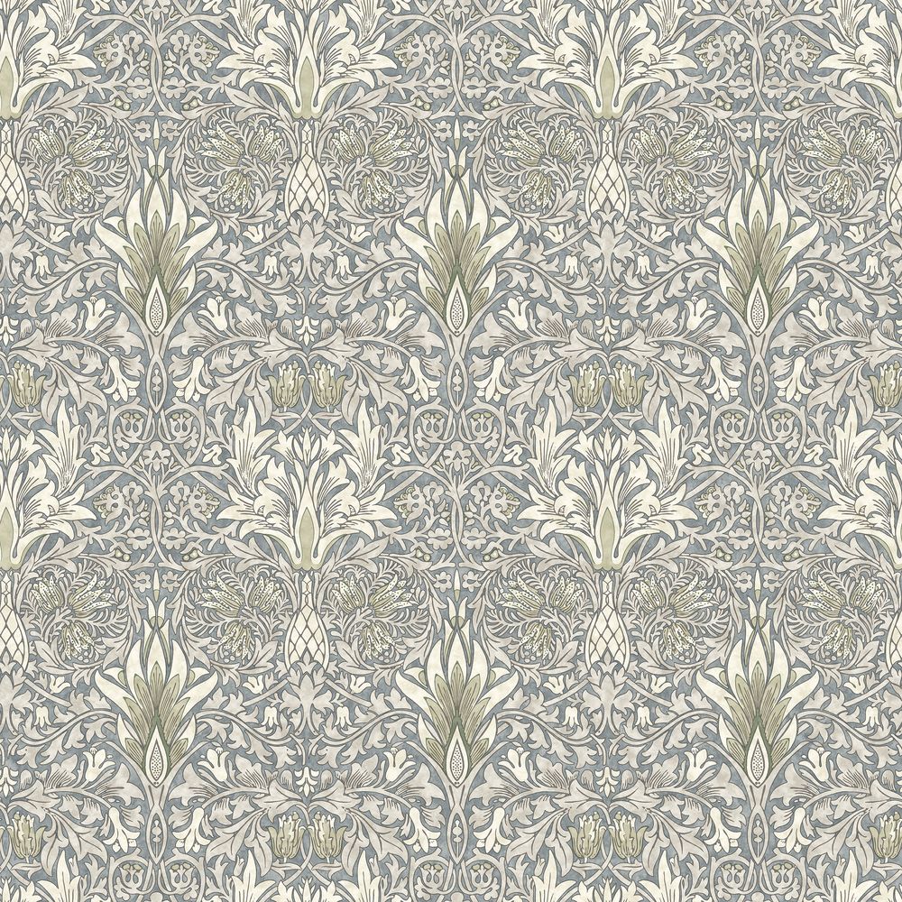 Snakeshead Flint/Thyme - 217549 wallpaper William Morris