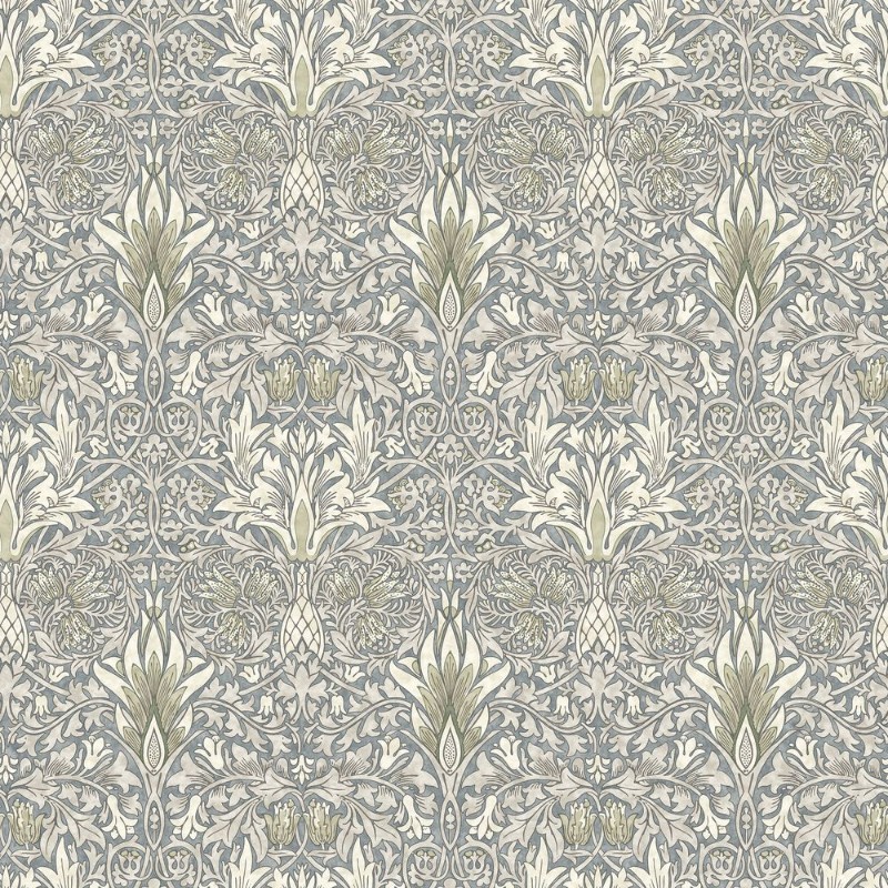 Snakeshead Flint/Thyme - 217549 wallpaper William Morris
