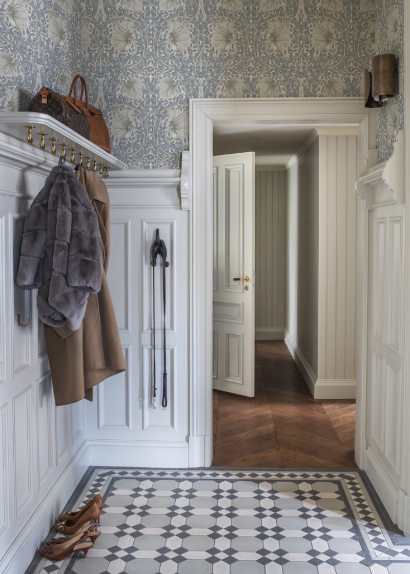 Pimpernel Blue/Stone - 217537 wallpaper 