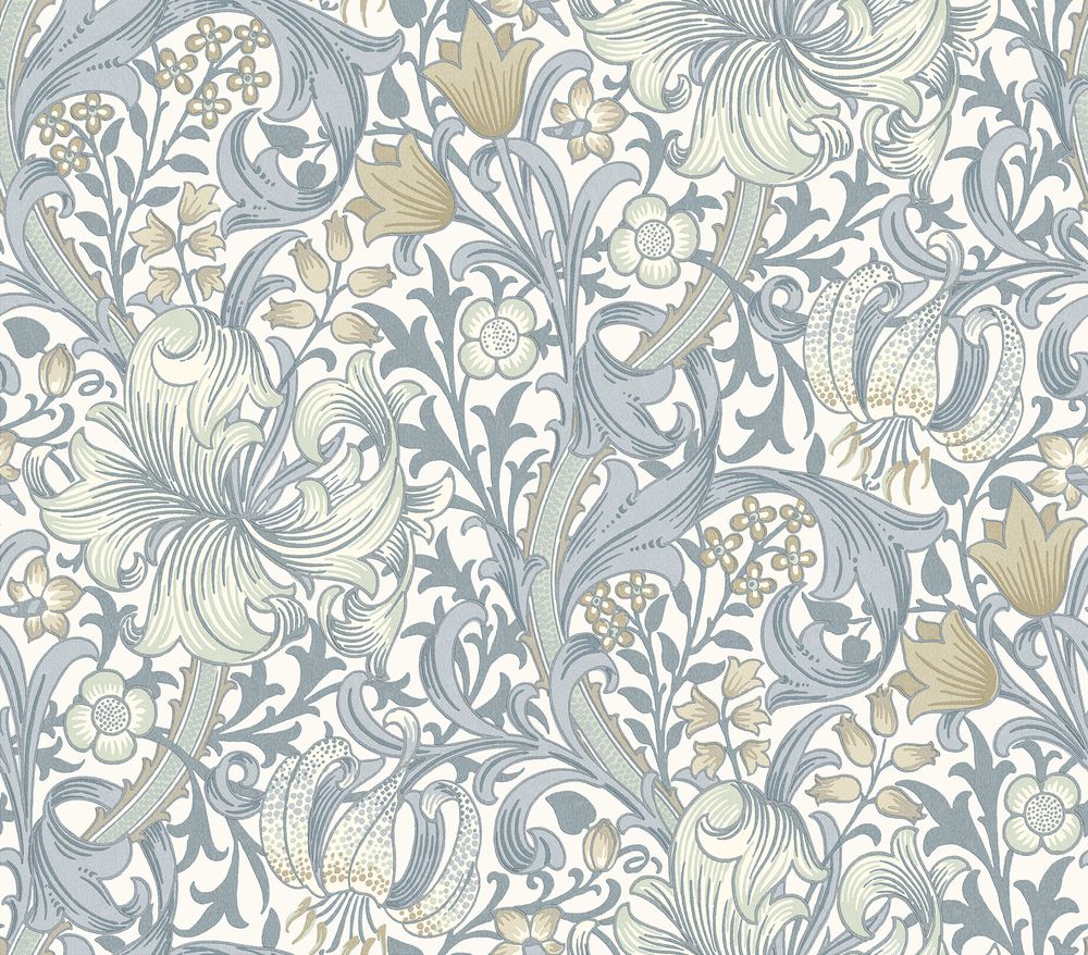 Golden Lily Logwood/Clay - 217552 wallpaper William Morris