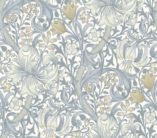 Golden Lily Logwood/Clay - 217552 wallpaper William Morris
