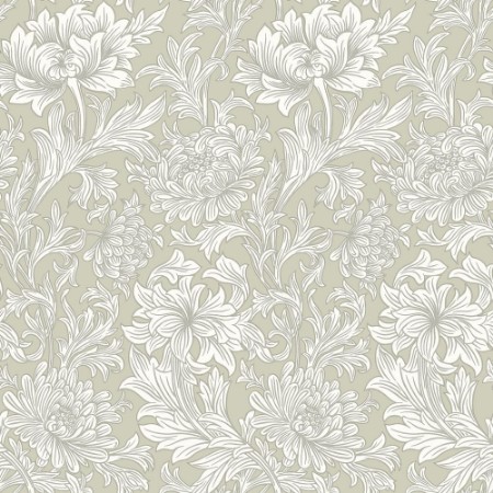 Chrysanthemum Toile Bayleaf - 217562 wallpaper William Morris