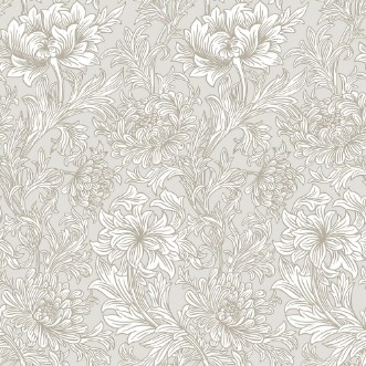 Chrysanthemum Toile Stone - 217559 wallpaper William Morris
