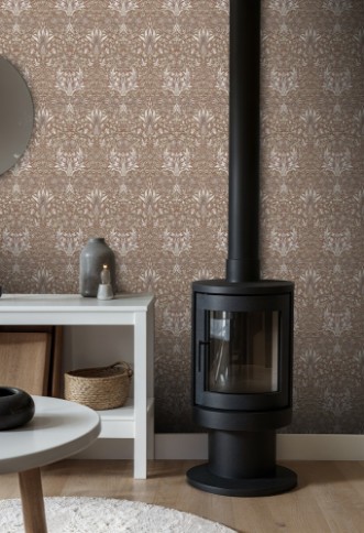 Snakeshead Oaknut/Flax - 217550 wallpaper William Morris