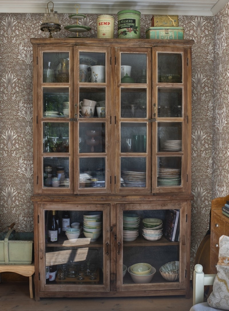 Snakeshead Oaknut/Flax - 217550 wallpaper William Morris