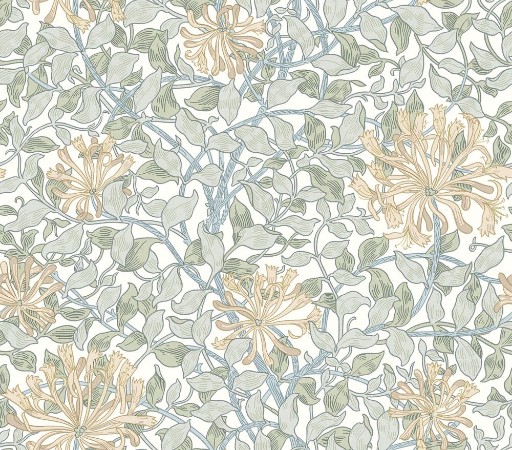 Coloring Honeysuckle - Privet/Marigold - 217557 - 04752-01 paint William Morris