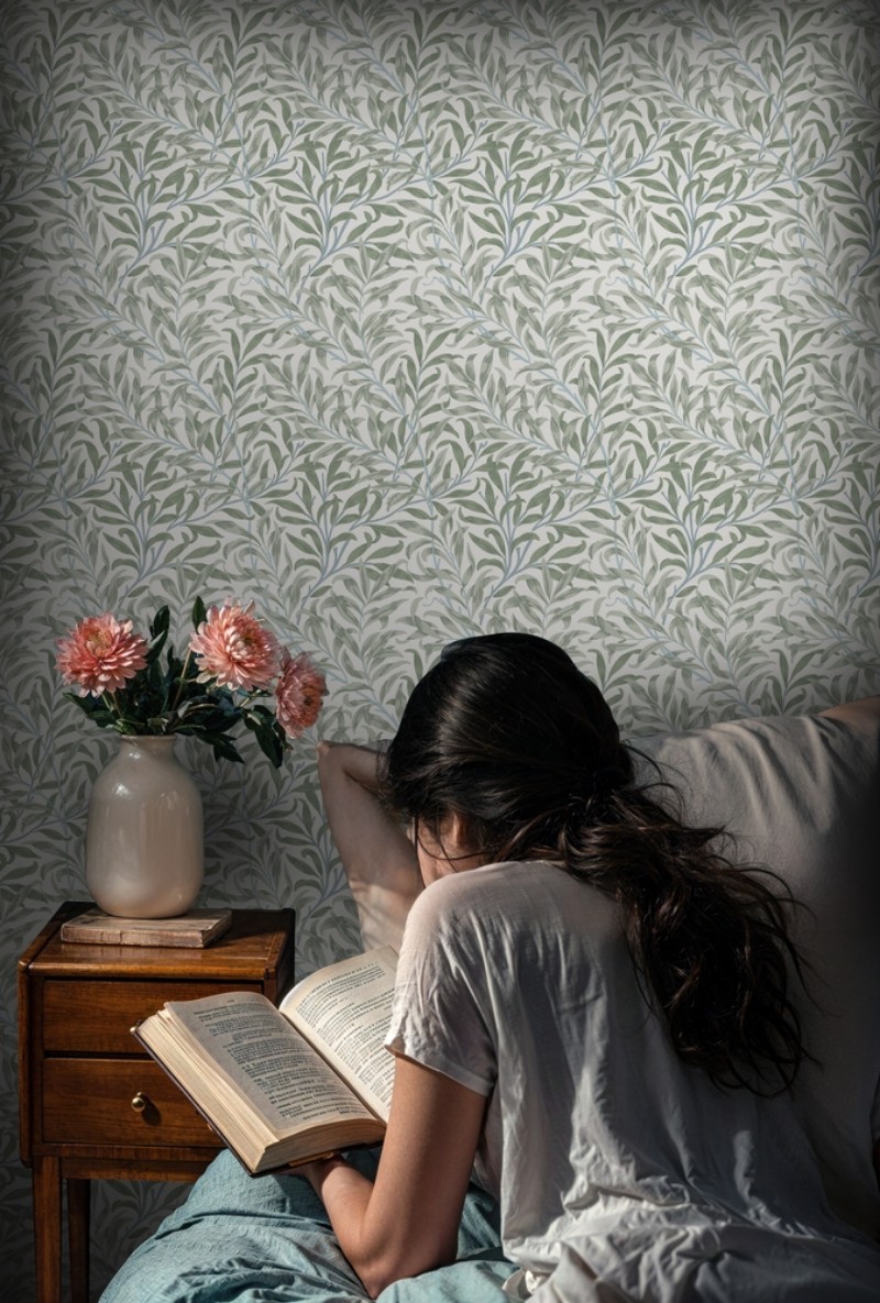 Coloring Willow Boughs - Thyme/Wedgwood - 217556 - 04751-01 paint William Morris