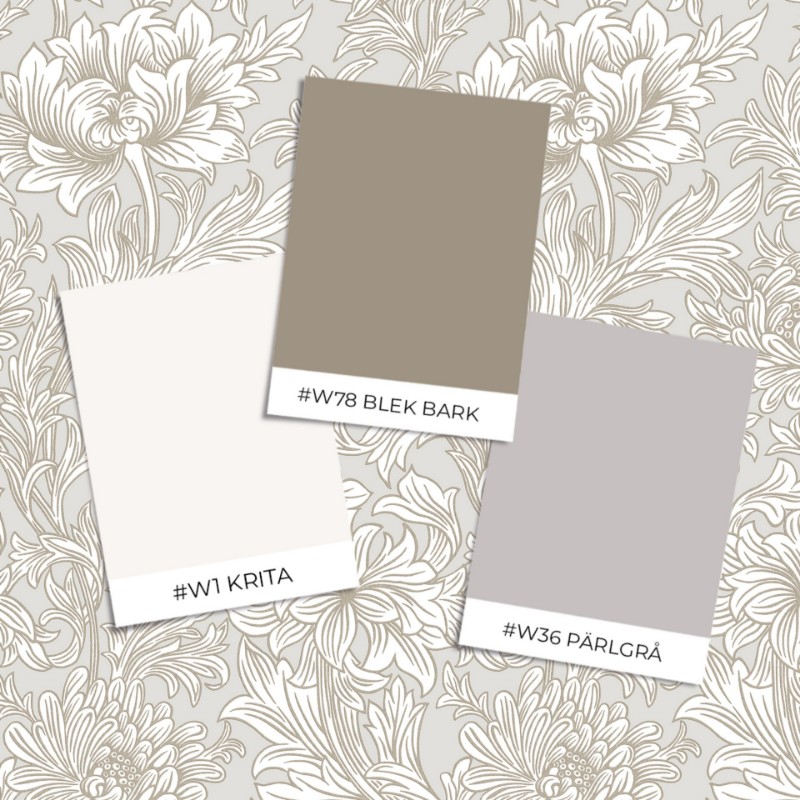 Sample style - Chrysanthemum Toile - Stone - 217559 - 04754-01 paint 